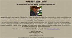 Desktop Screenshot of darkcanyon.net